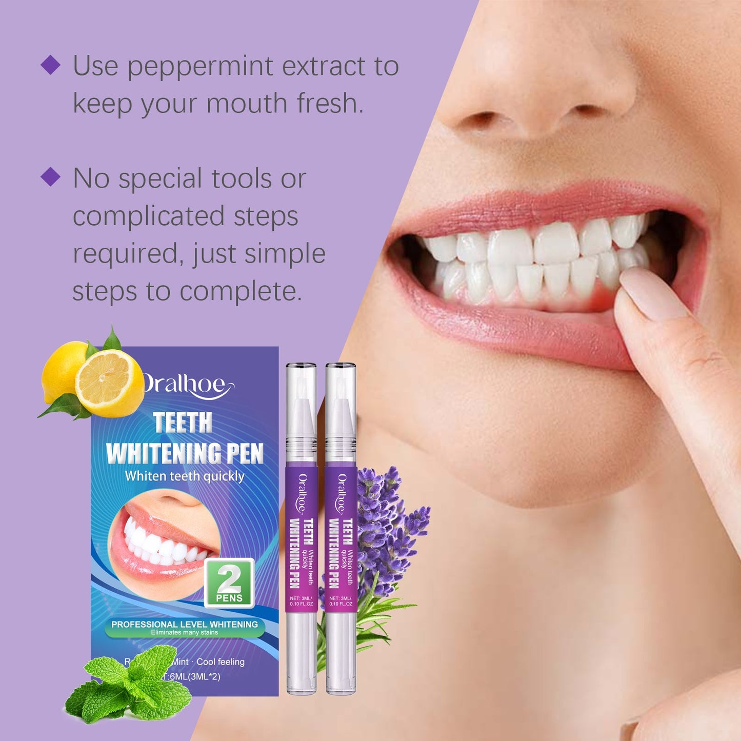 Tooth Care Gel Pen Gentle Teeth Cleaning Natural Shine Fresh Care Beauty Pen - Korvel