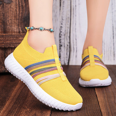 Women's Breathable Mesh Casual Flats - Plus Size Soft Bottom Pumps