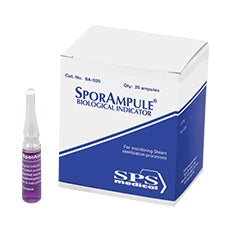 Indicador Biológico SporAmpule para Esterilización por Vapor - 20 Unidades