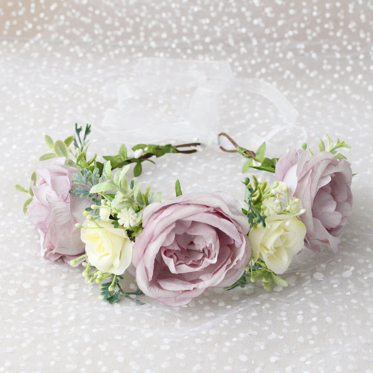 Elegant Peony Flower Crown Headband for Special Occasions