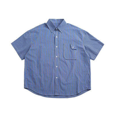 Premium Checkered Casual Short Sleeved Shirt