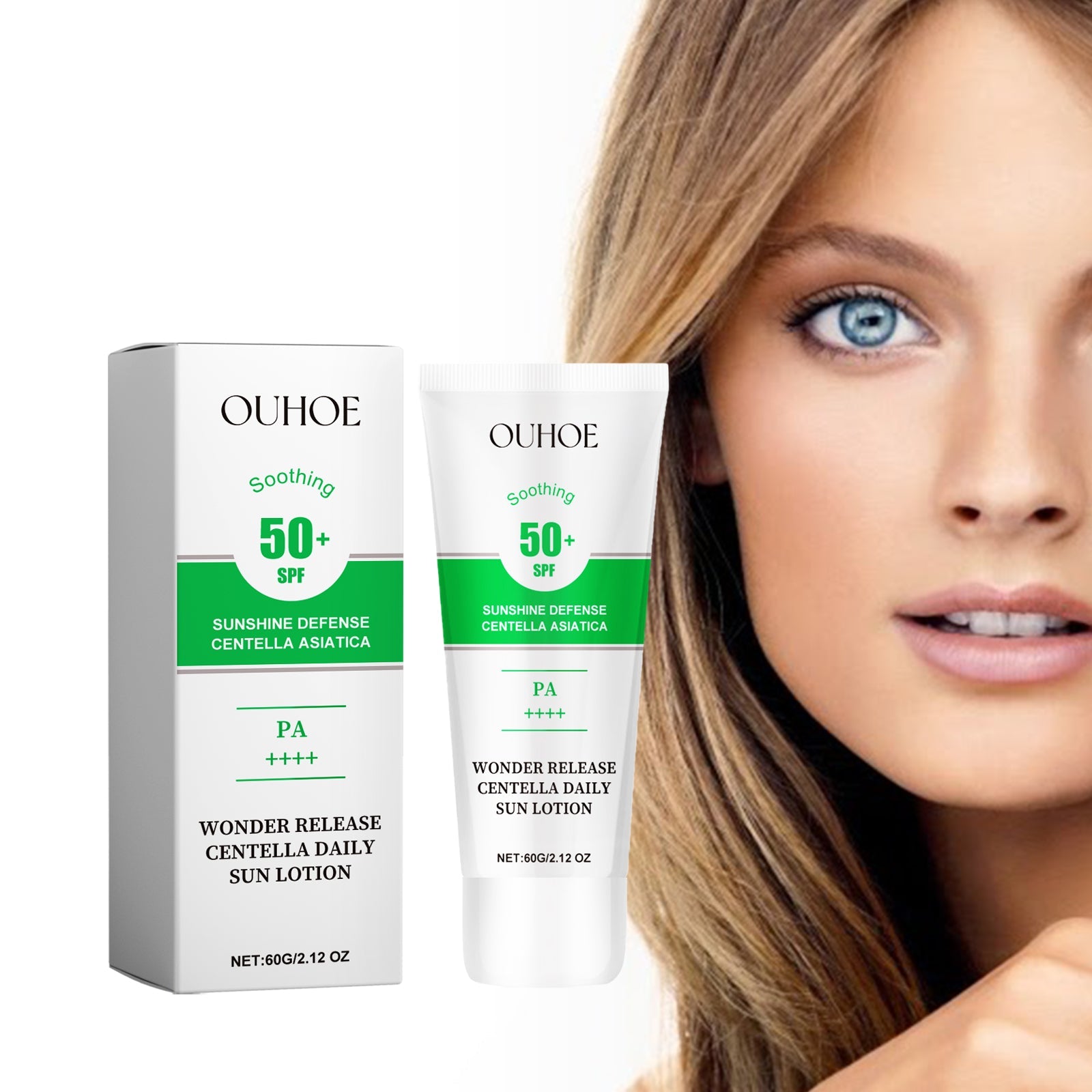 Wonder Release Centella Daily Sun Lotion, Summer Protective Hydrating Mild Isolation Protective Cream - Korvel