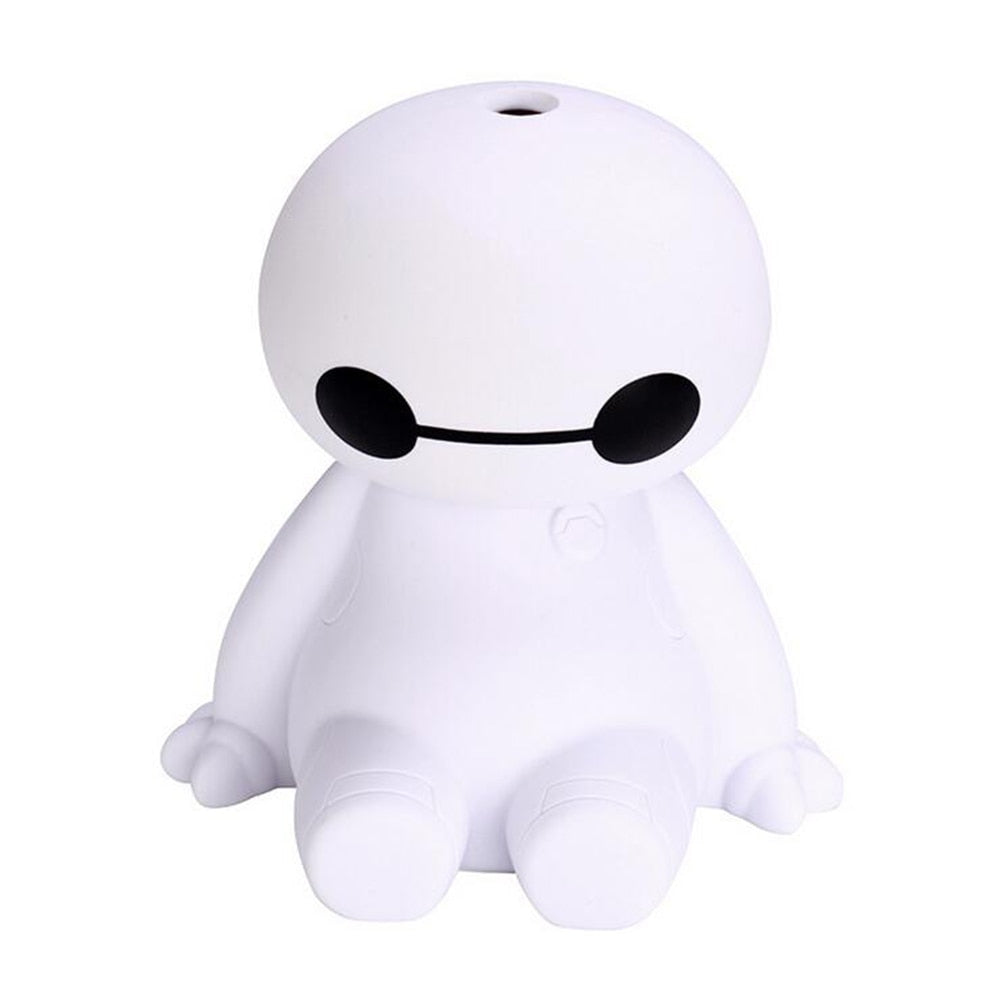 200ML USB Big Hero Baymax Dry Protect Ultrasonic Essential Oil Aroma Diffuser Air Humidifier - Korvel