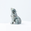 Natural Crystal Wolf Cub Carving - Premium Home Decor