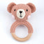 Carving Name Baby Soothing Bell Newborn Gift Bath Gift Knitted Cartoon Doll - Korvel