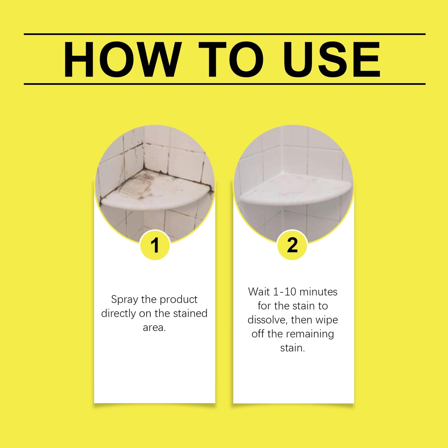 Stain Remover Scale Household Tile Crevices Refrigerator Sink Toilet Stain Remover - Korvel