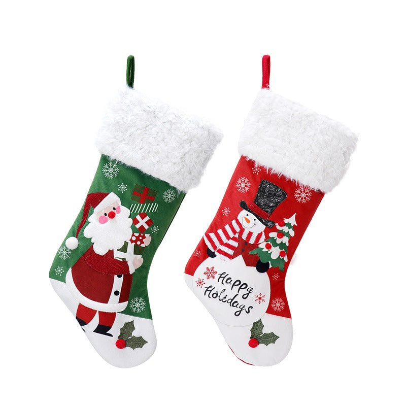 Premium Velvet Christmas Stockings - Festive Decor