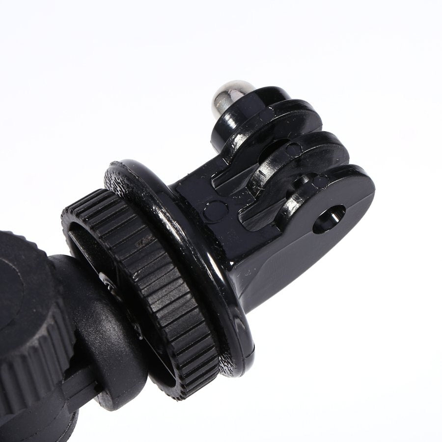 GloryStar Black Bike Bicycle Motorcycle Handlebar Handle Clamp Bar Camera Mount Tripod Adapter For Gopro Hero 1 2 3 3+ 4 - Korvel