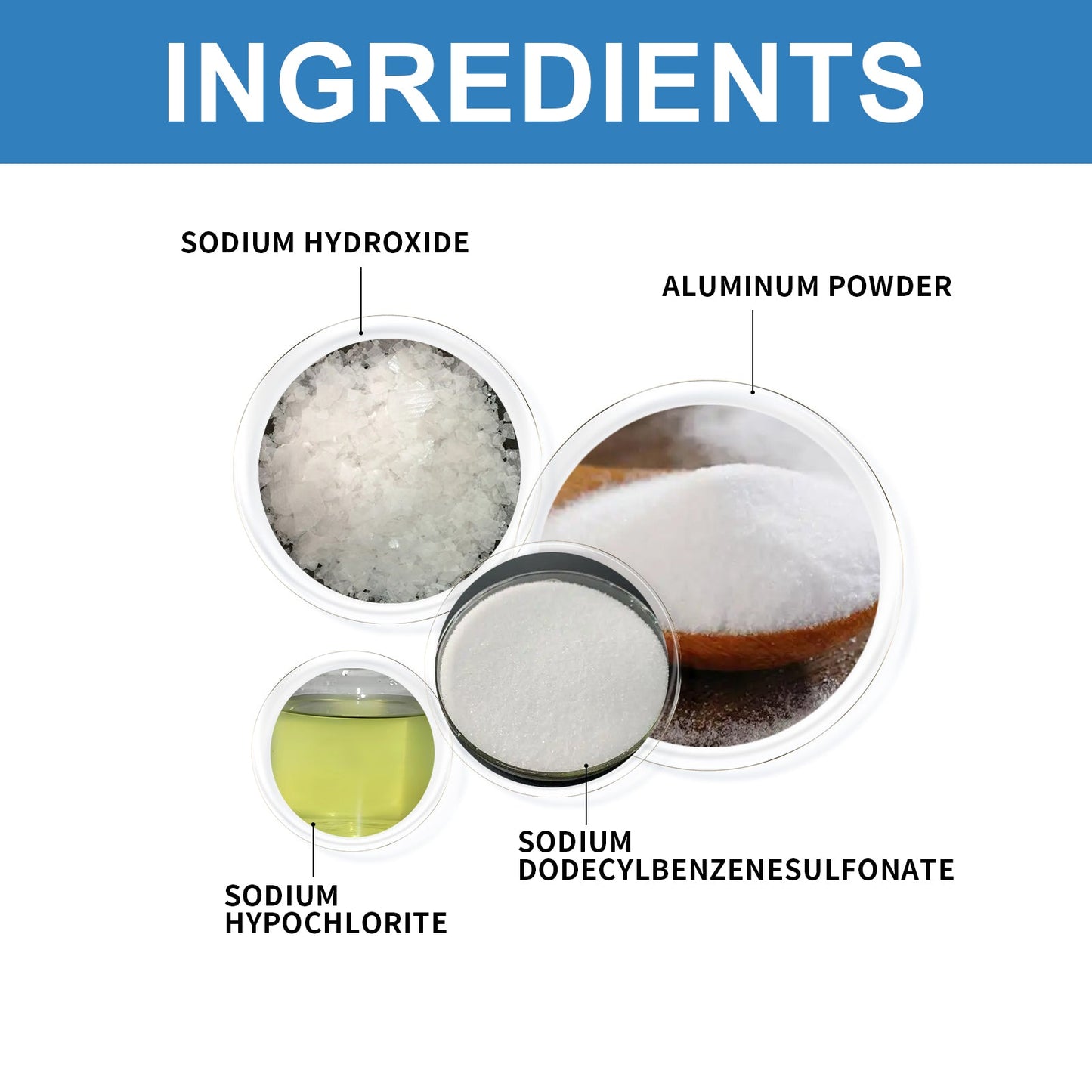 Effervescent Pipe Dredging Agent Tablets for Drain Cleaning