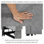 U_STYLE Convertible Soft Cushion Sofa Pull Bed ,for Two People to Sit On - Korvel