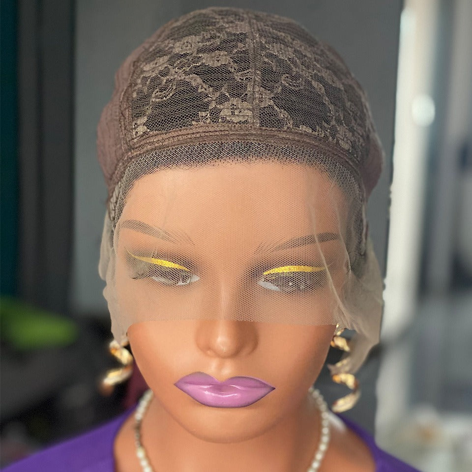 Curly Pixie Cut Lace Wig Human Hair - Korvel