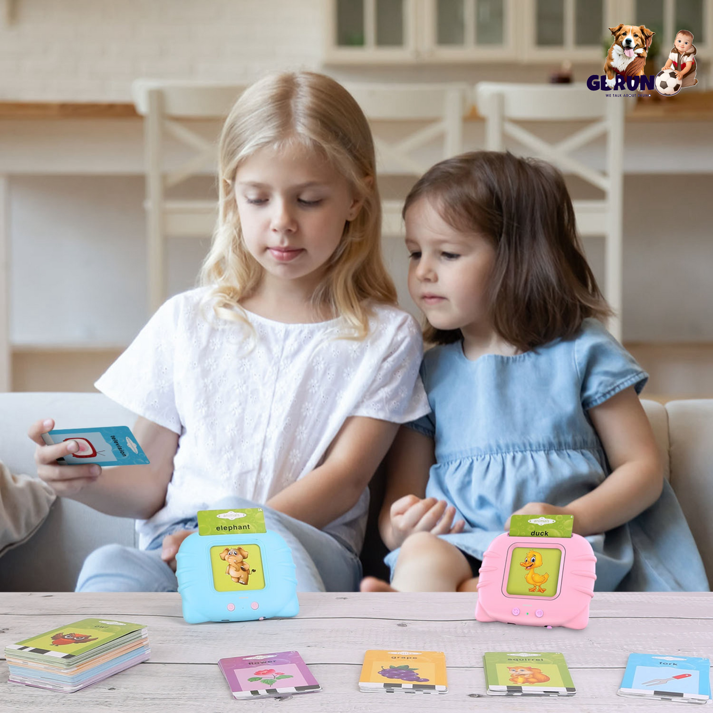 GBruno 224 Words Kid Flash Cards