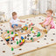 78-Piece Activity Railway Playset for Kids Aged 3+