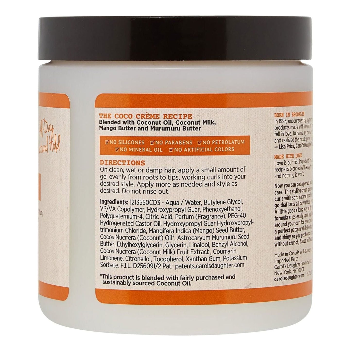 Carol's Daughter Curl Shaping Cream Gel - 16 Oz