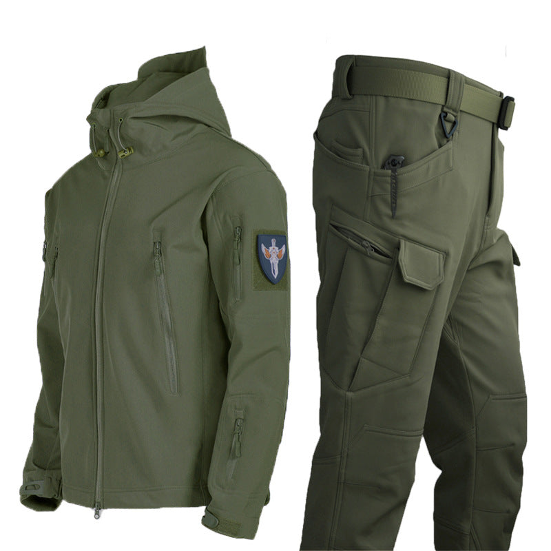 Chaqueta deportiva de concha suave de piel de tiburón para hombre