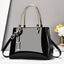 Fashionable Patent Leather Large-Capacity Handbag