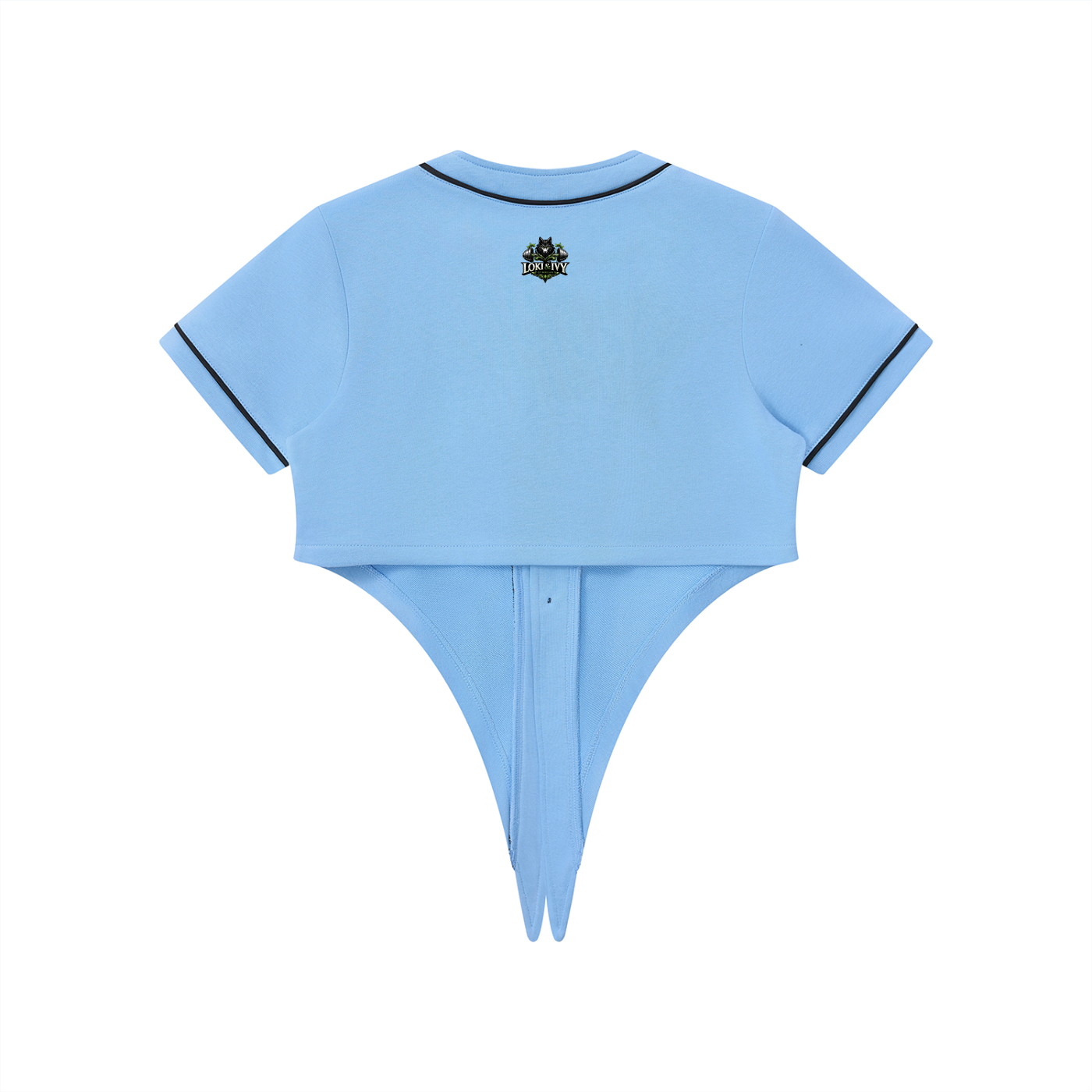 Jersey de béisbol con ribete para mujer Loki & Ivy