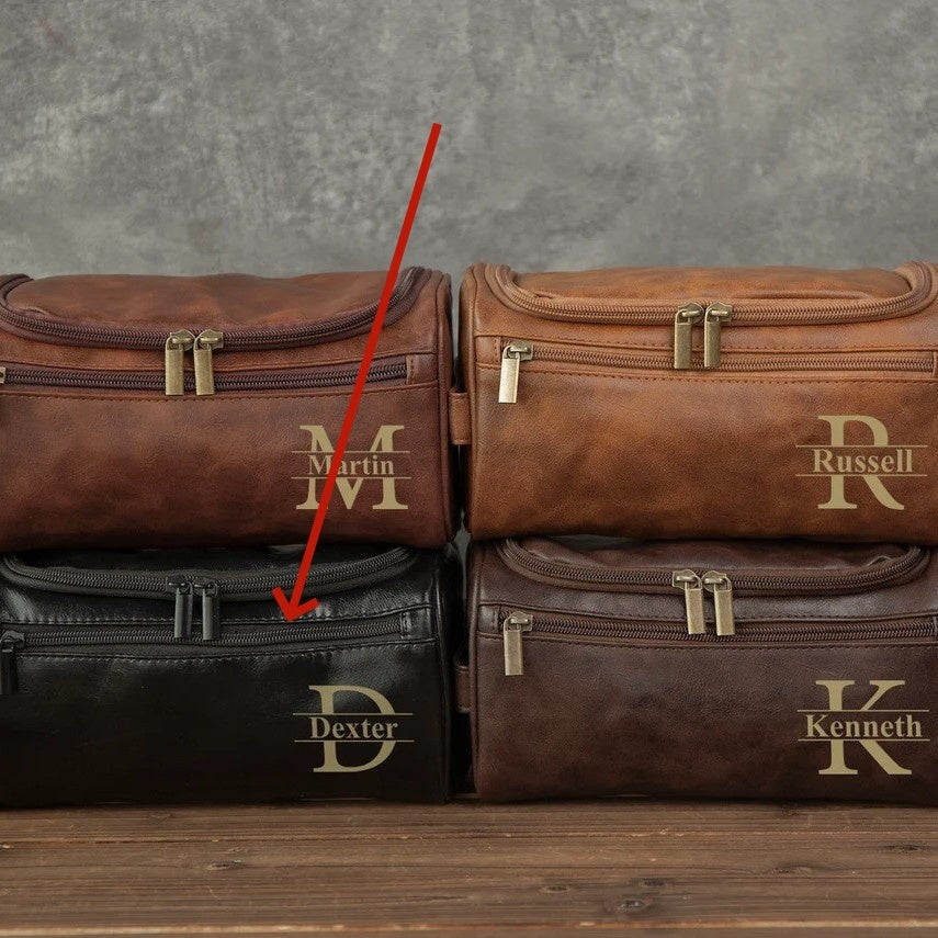 Men's Premium Personalized Travel Toiletry Bag