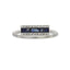 Genuine .63ct Diamond Sapphire Ring in 14KT White Gold