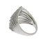 Natural 1.00ct Diamond Engagement Ring in 14KT White Gold
