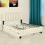 Elegant Queen Size Upholstered Platform Bed with Storage and Trundle