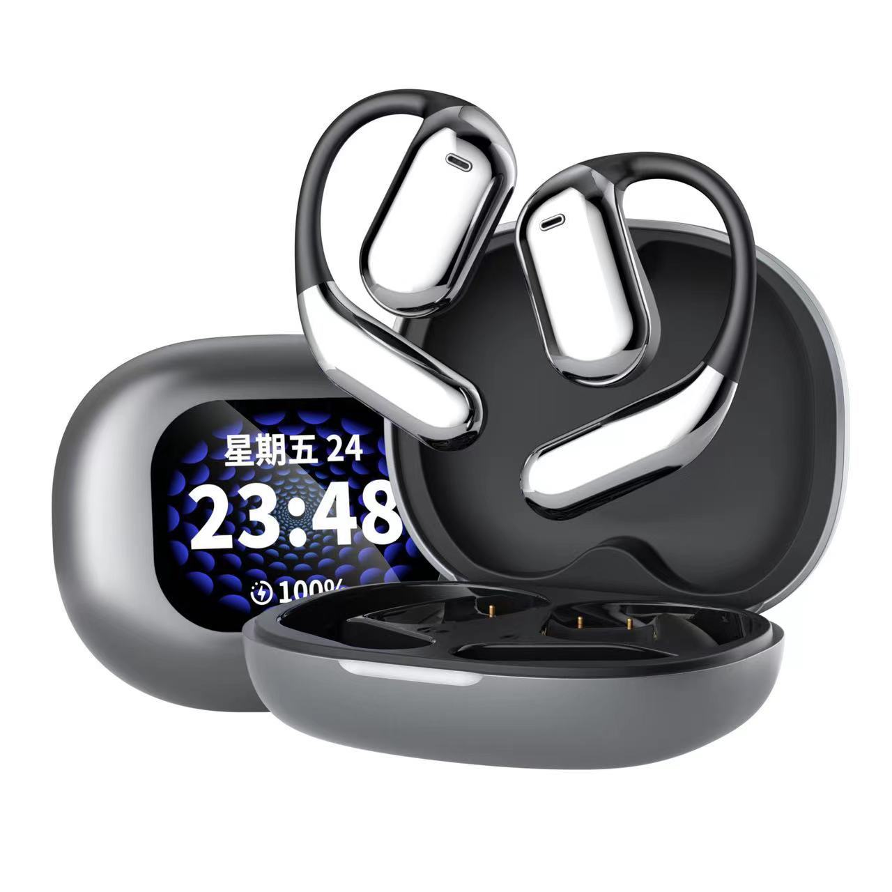 Active noise cancelling earphones wireless 5.3 noise-cancelling earphones hand free wireless headphones with mic Q16PRO - Korvel