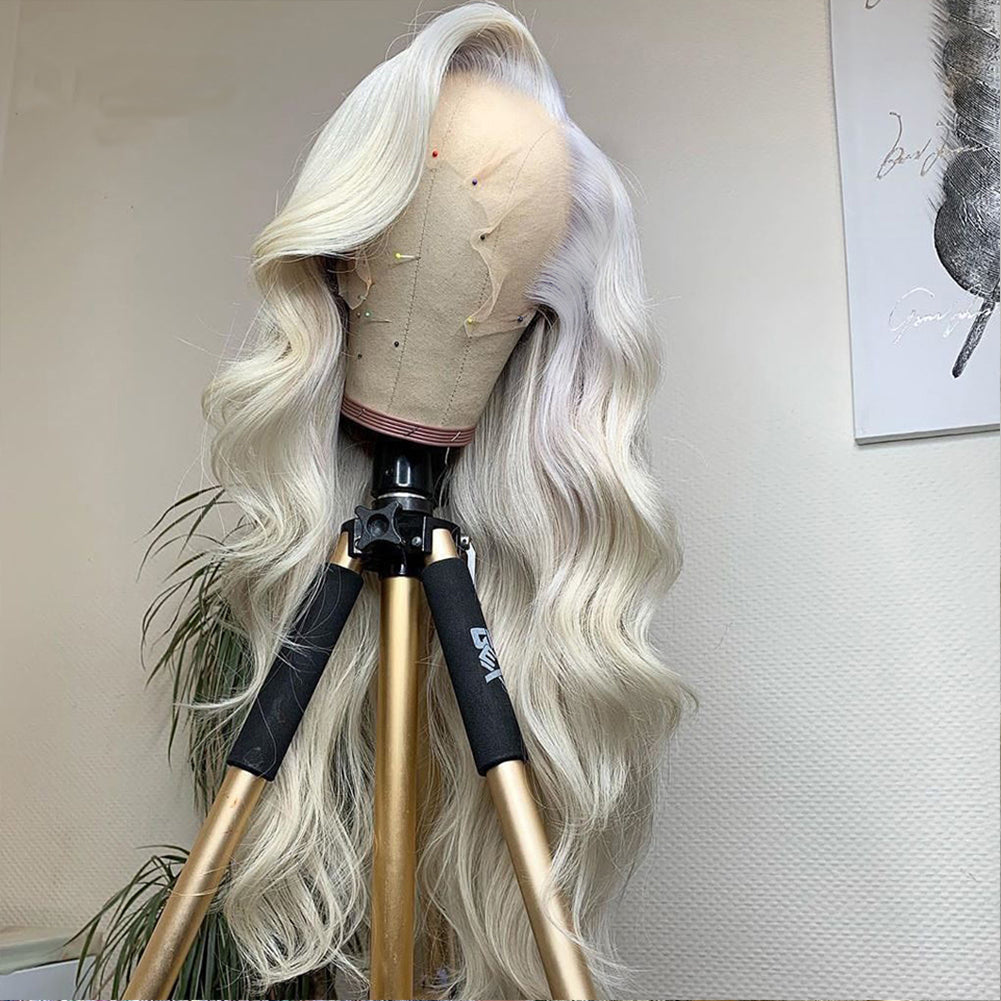 Synthetic Lace Front Wig Long Wavy Cosplay Wigs Heat Resistant Fiber Glueless Daily Wigs For Women - Korvel