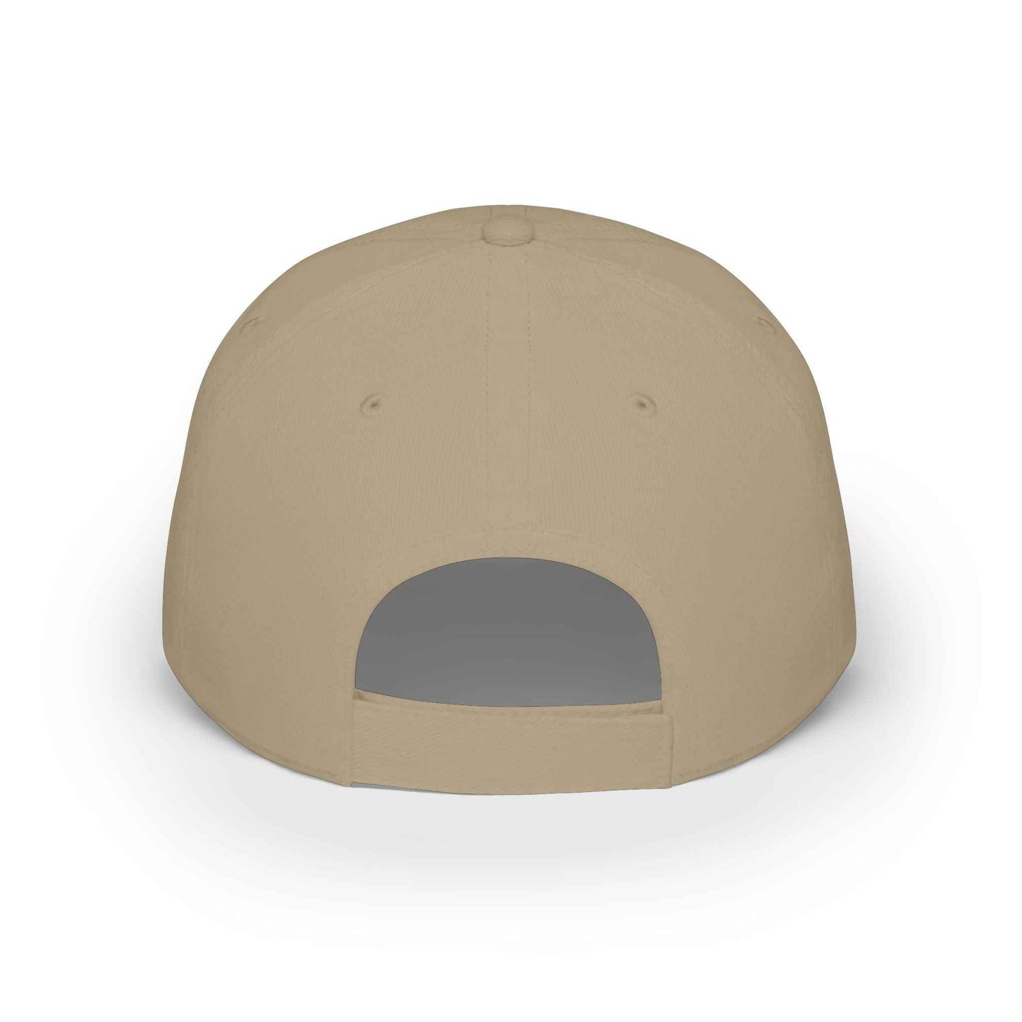 Casquette en coton à profil bas avec art linéaire de chat "Pas une personne sociable"