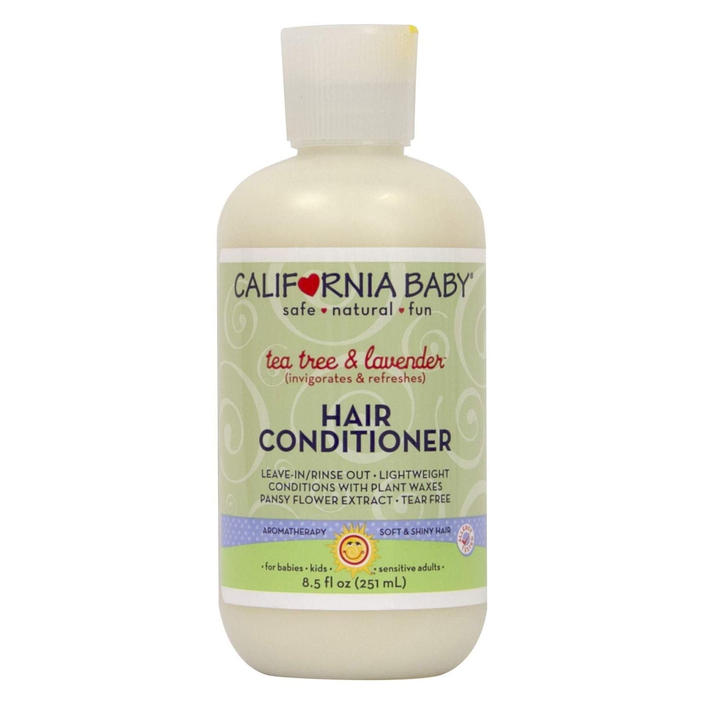 Après-shampoing Tea Tree et Lavande de California Baby 8,5 oz