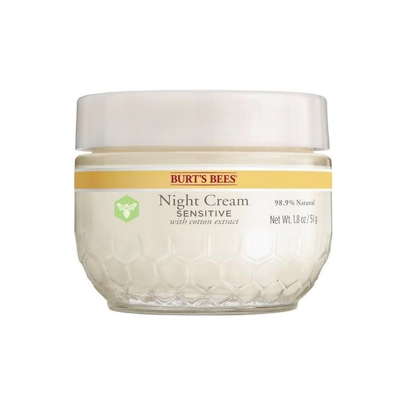 Crème de nuit sensible Burt's Bees 1,8 oz