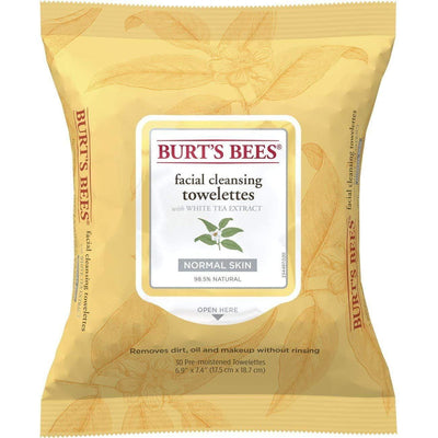 Burt's Bees Facial Cleansing Towelettes with White Tea Extract - 2 Pack