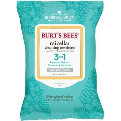 Burt's Bees 3-in-1 Micellar Cleansing Towelettes - 30 Count