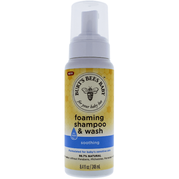 Champú y gel de baño espumoso Burt's Bees Baby 8.4oz
