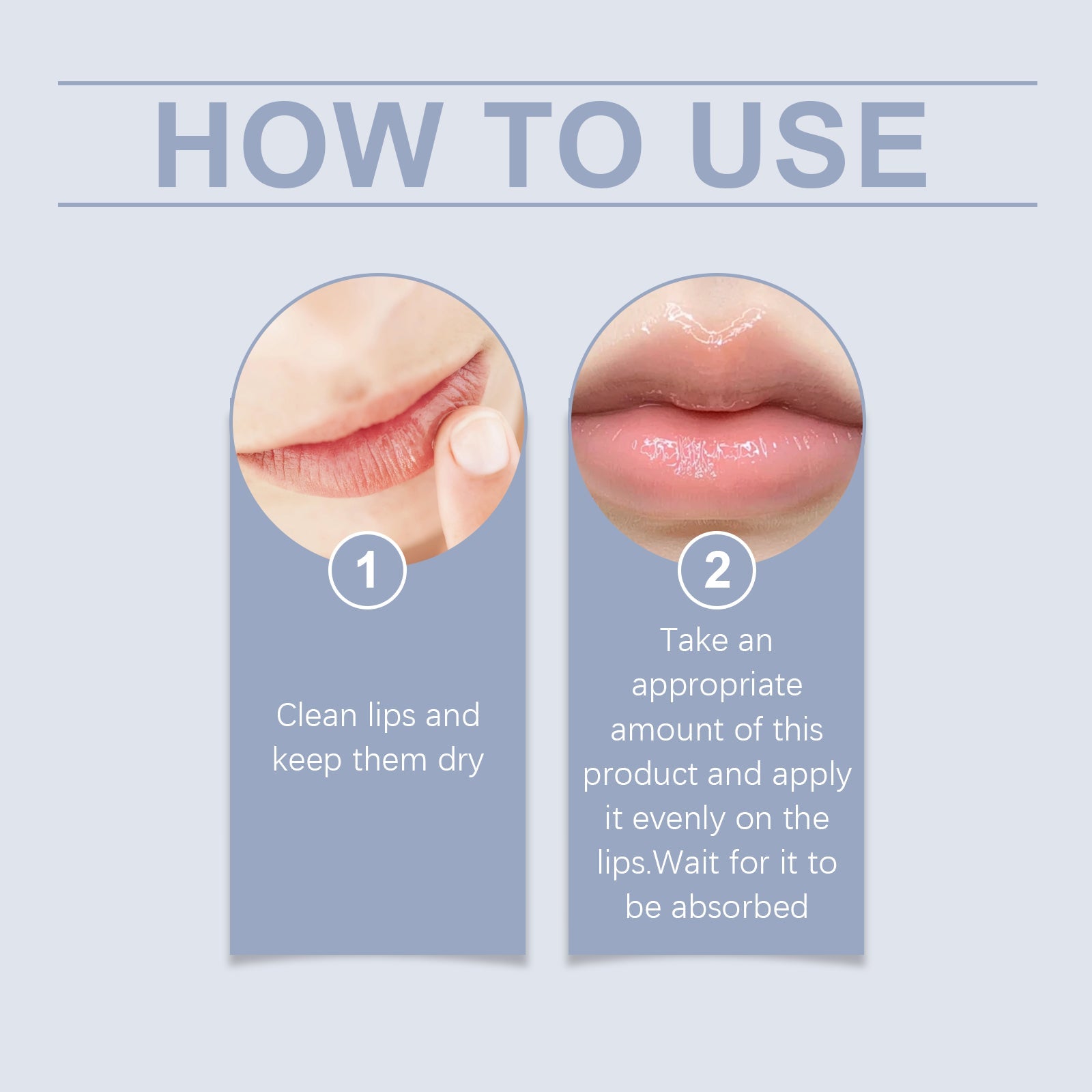 Moisturizing Lip Mask, Clean Dead Skin Lip Lines Repair Lip Moistening Daily Care Nourishes Lips - Korvel
