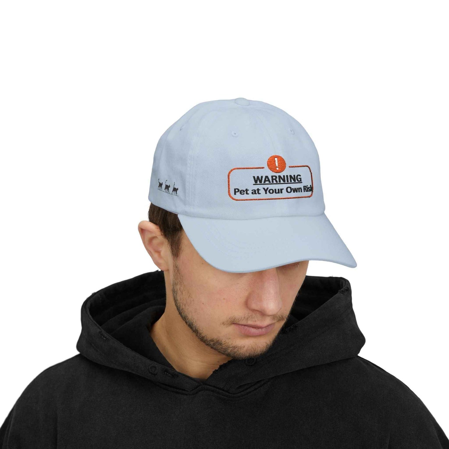 Avertissement : Casquette "Prenez soin de votre animal à vos risques et périls" – Casquette brodée S