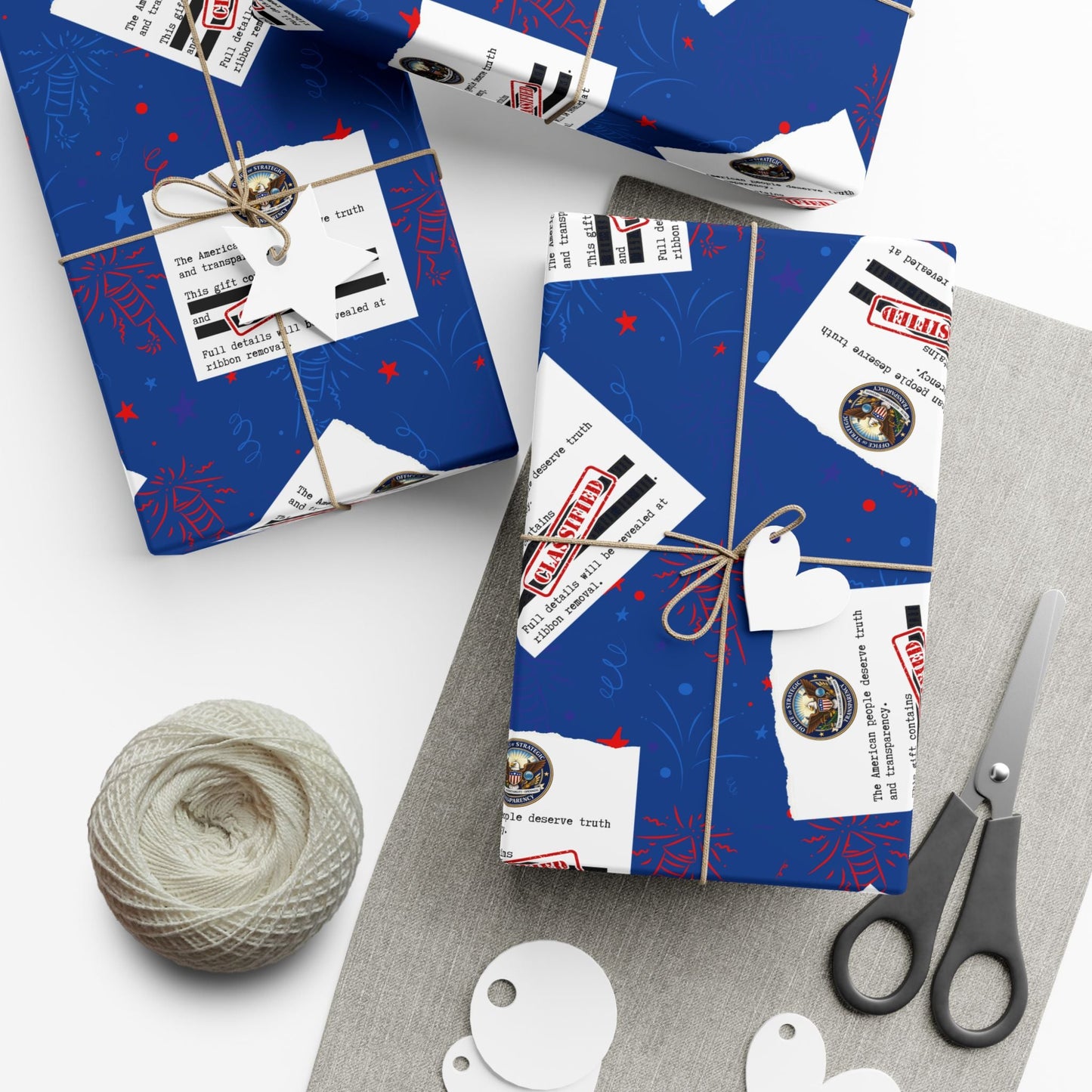 Papel de Regalo de Documentos Clasificados para Todas las Ocasiones