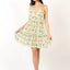 Floral Back Smocked Ruffled Mini Dress