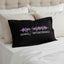 Signal Interference Microfiber Pillow Sham – Violet Waveform Design