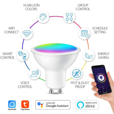 WIFI Smart GU10 Spotlight with Mobile App Control