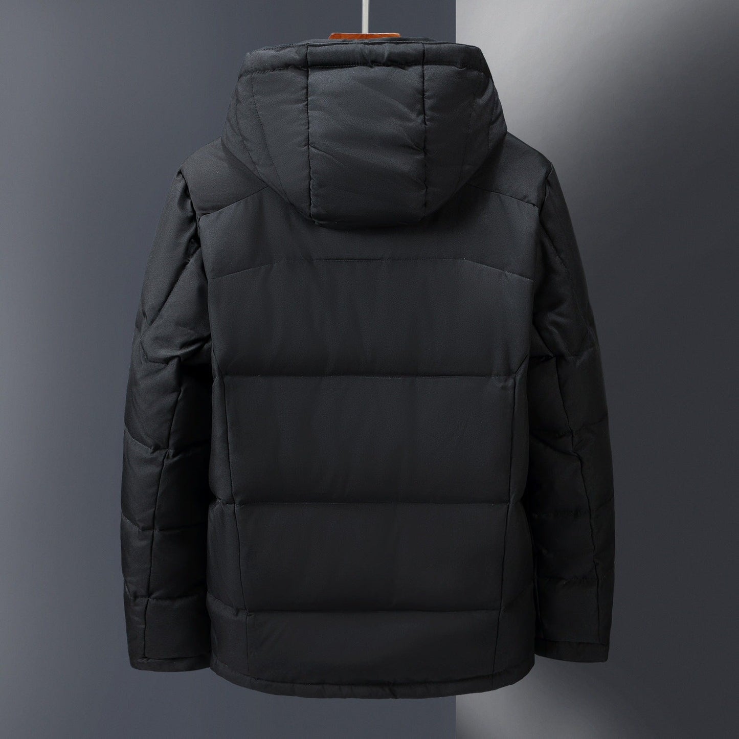 Men's Windproof Hooded Jacket for Outdoor Leisure
