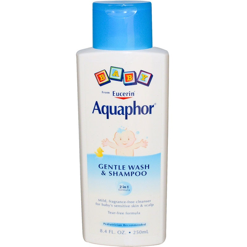 Aquaphor Baby Gentle Wash & Hair Shampoo 2-in-1 - 8.4 Oz