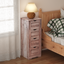 Floor Cabinet Wooden Storage Cabinet Home Office Living Room Bathroom Side Table Sturdy Modern 4 Drawers Grey - Korvel