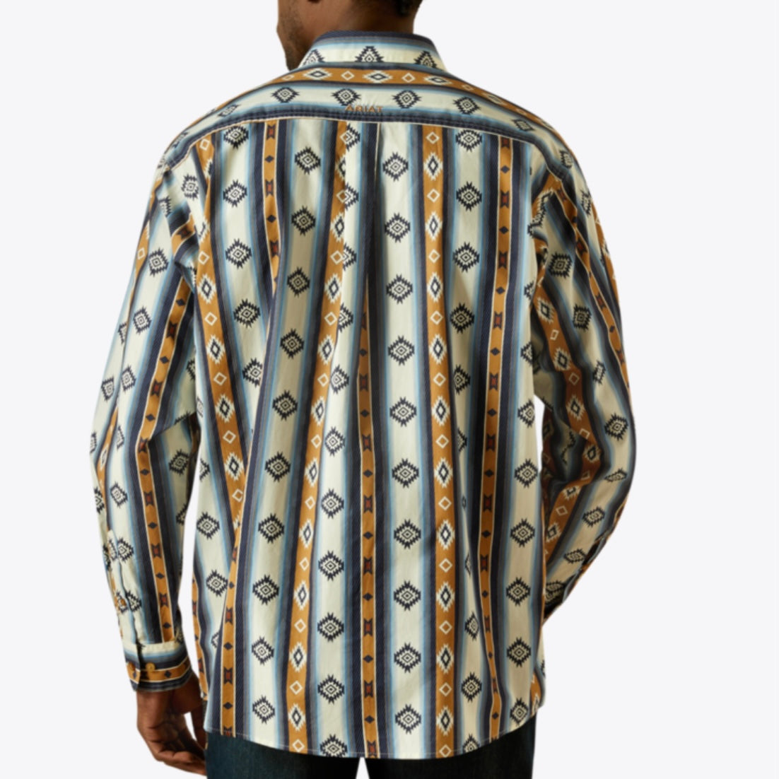 Ariat Men's Blue Southwest Aztec Shirt - Korvel