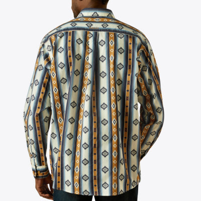 Ariat Men's Blue Southwest Aztec Shirt - Korvel
