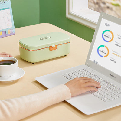 900ML Portable Electric Lunch Box for Office Workers. Self - heating, steaming, cooking, with heat preservation - Korvel