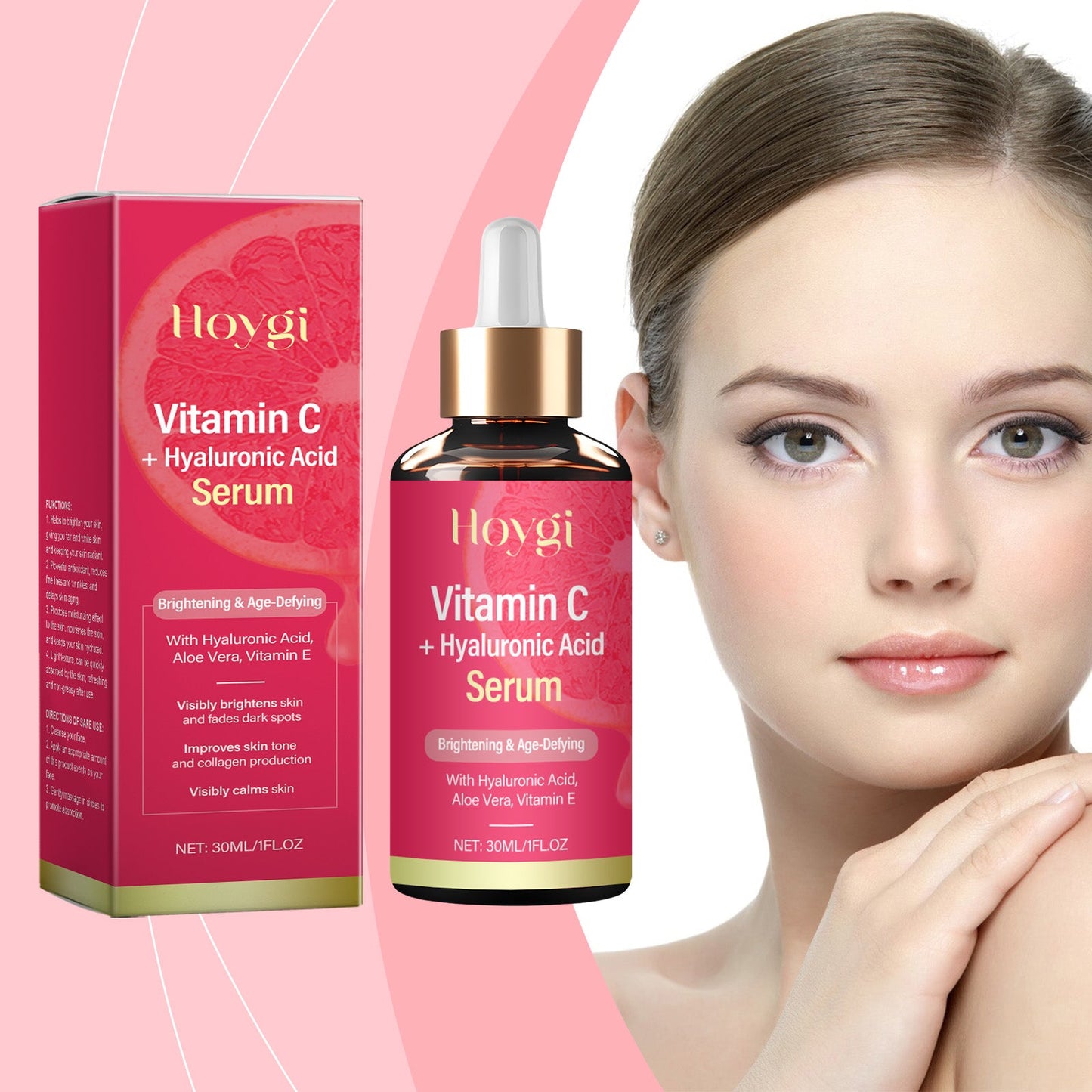 Essence de vitamine C premium pour une peau radieuse