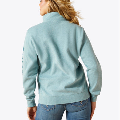 Ariat Women's Teal Fleece 1/2 Zip Sweatshirt - Korvel