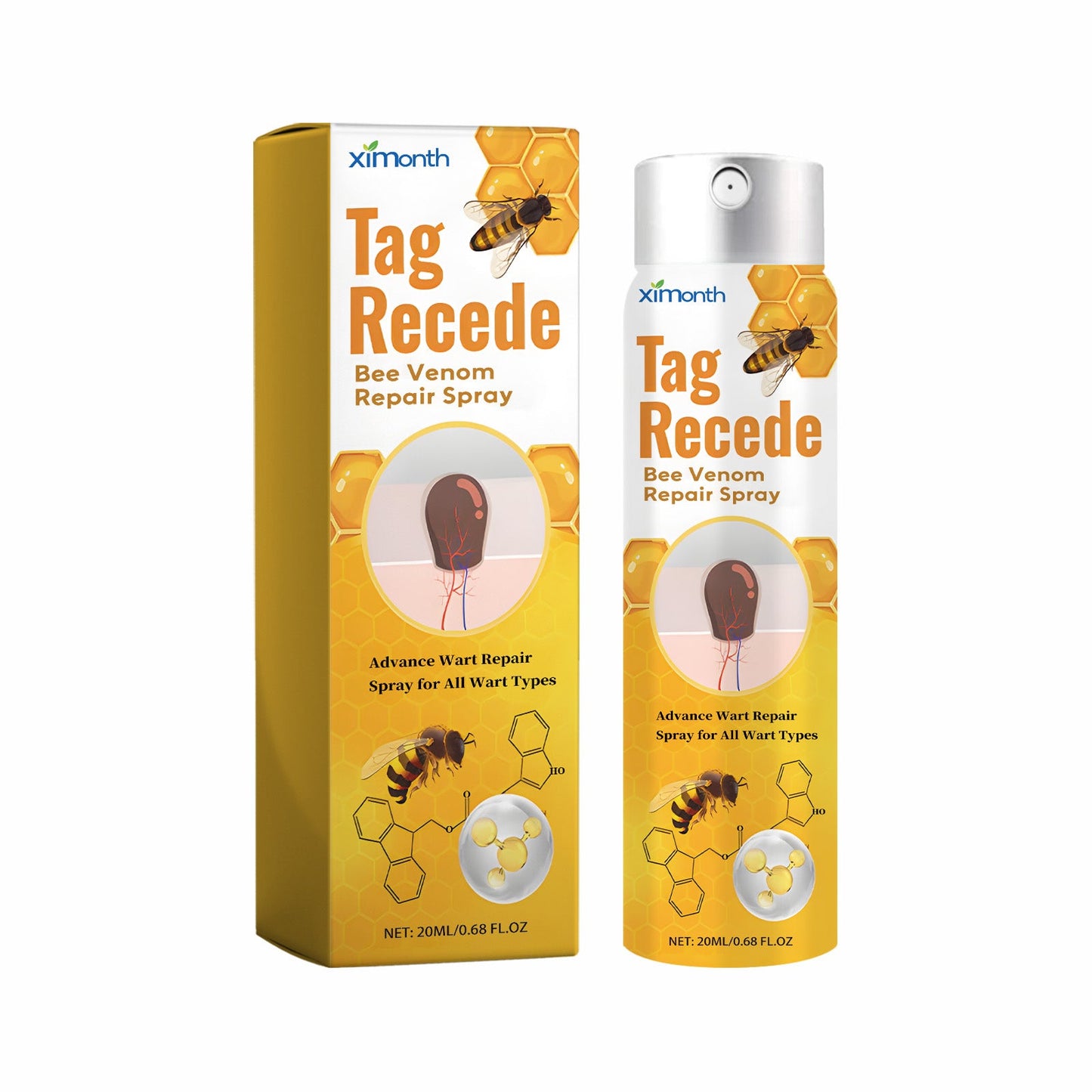 Spray de traitement de la peau au venin d'abeille premium