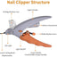 Professional LED - lit pet nail clippers for cats and dogs. Toe - claw cutting tool, pet supplies. - Korvel