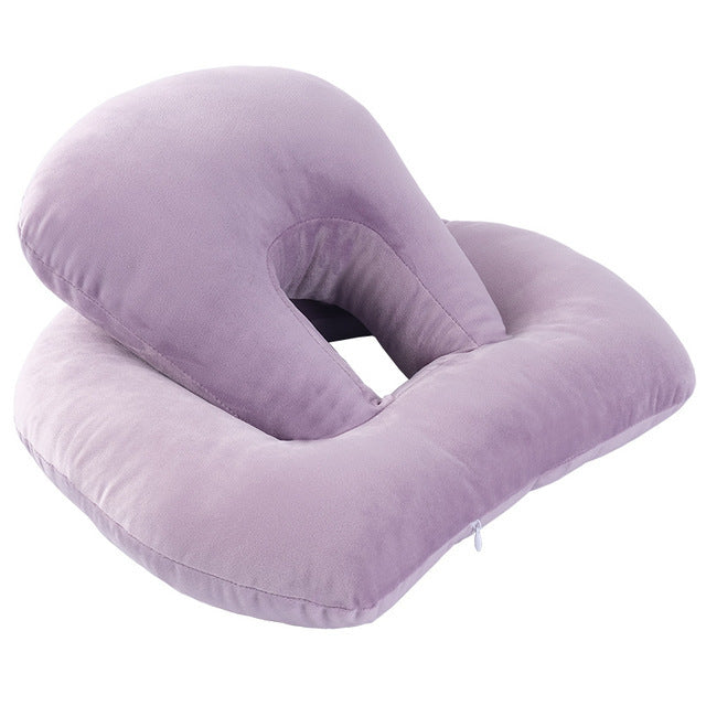 U-Shaped Travel Neck Pillow with Arm Rest Support